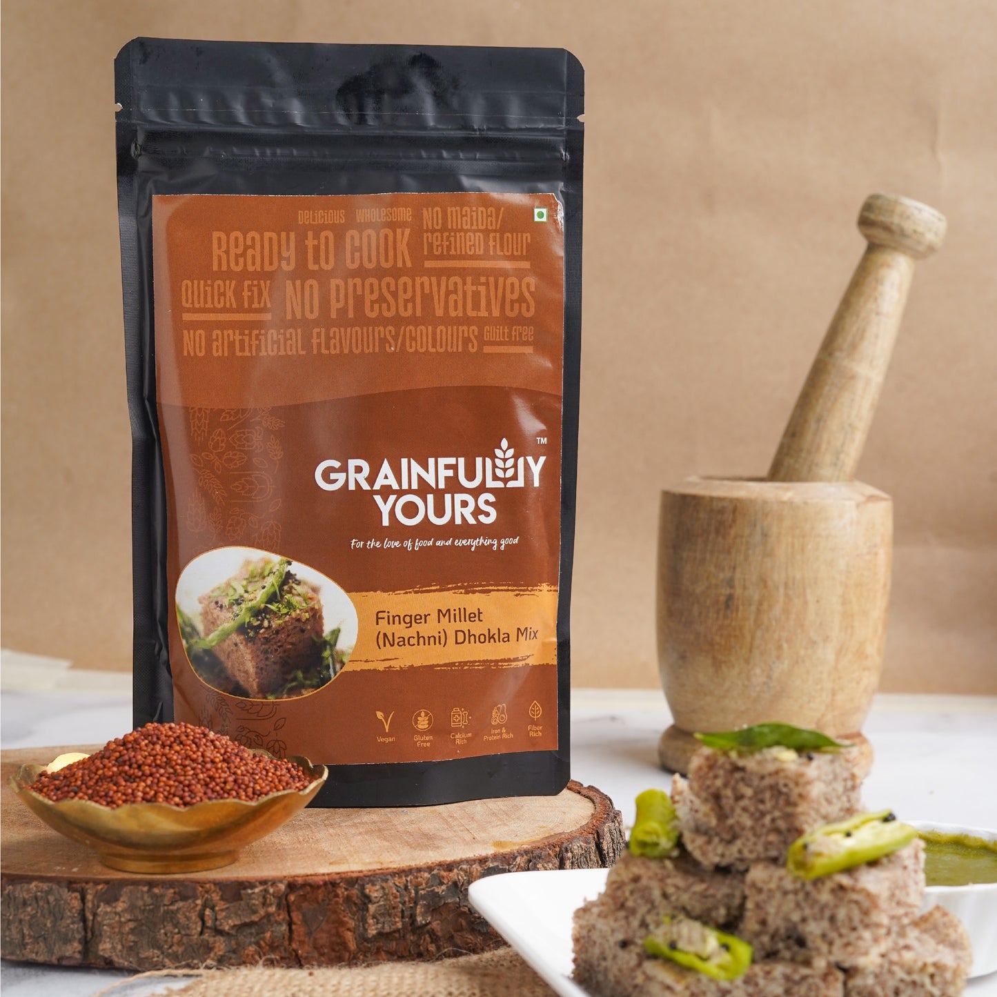 Finger Millet (Nachni/Ragi) Dhokla Mix