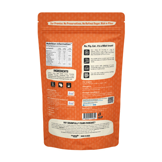 Classic Carrot Pumpkin - Millet Pancakes & Waffle Mix