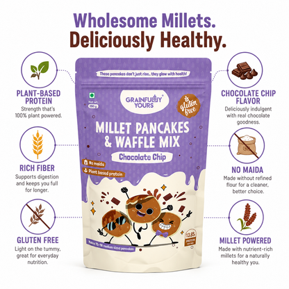 Millet Pancakes & Waffle Mix - Chocolate
