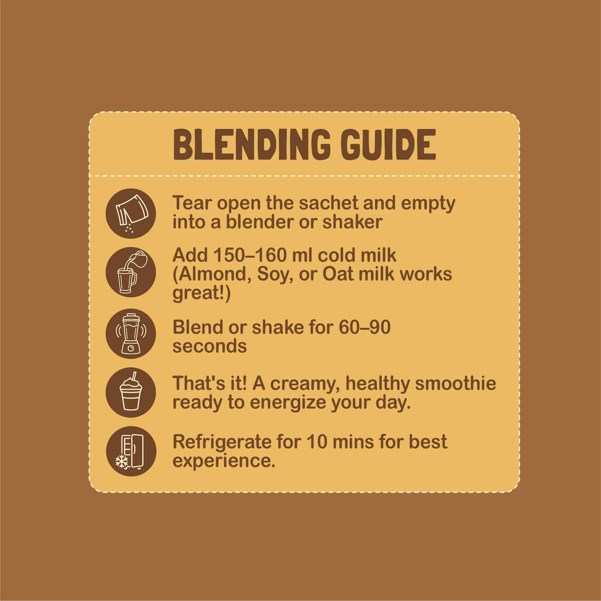 Protein Smoothie | Banana Chocolate Flavour
