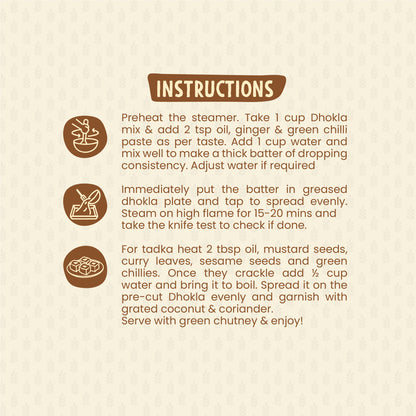 Finger Millet (Nachni/Ragi) Dhokla Mix