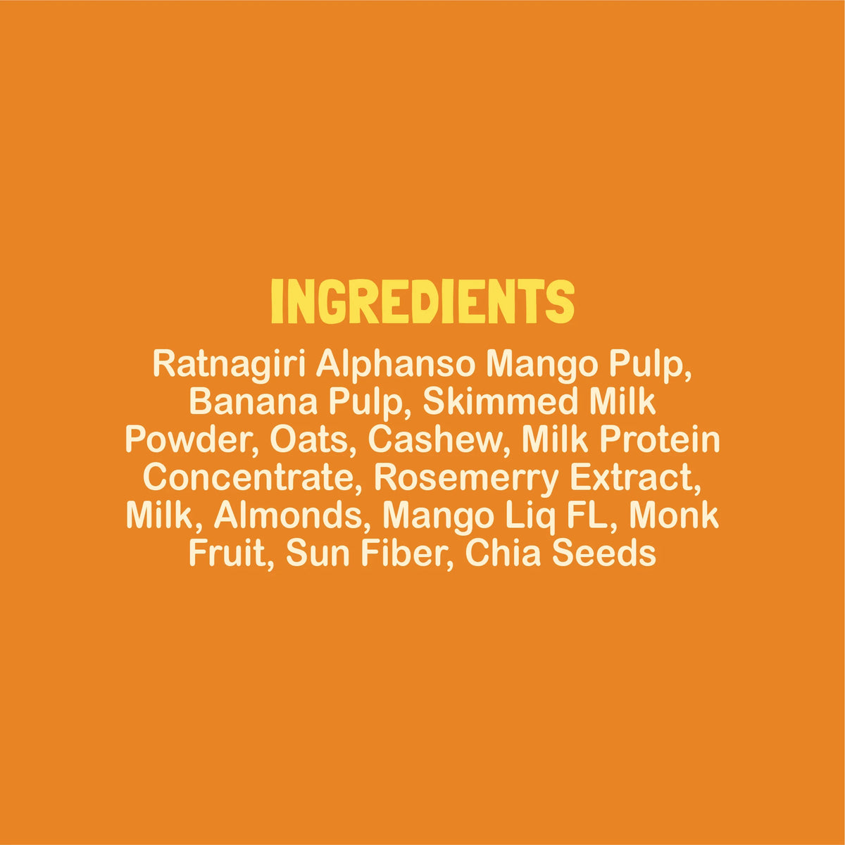 Protein Smoothie | Mango Flavour