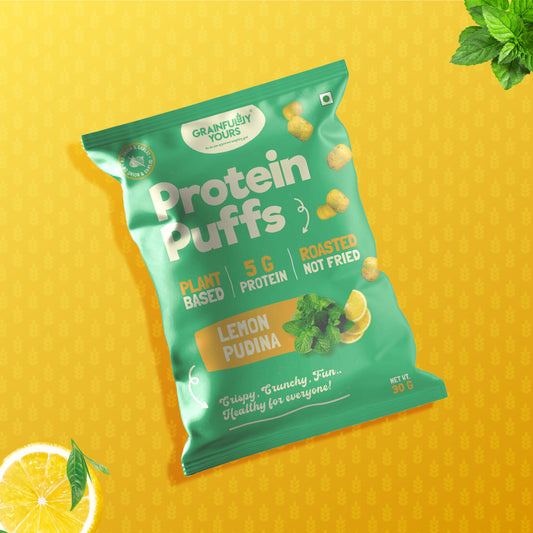 Protein Puffs - Lemon Pudina
