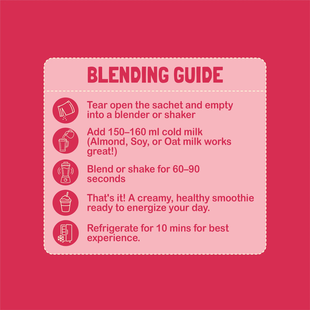 Protein Smoothie | Strawberry Flavour