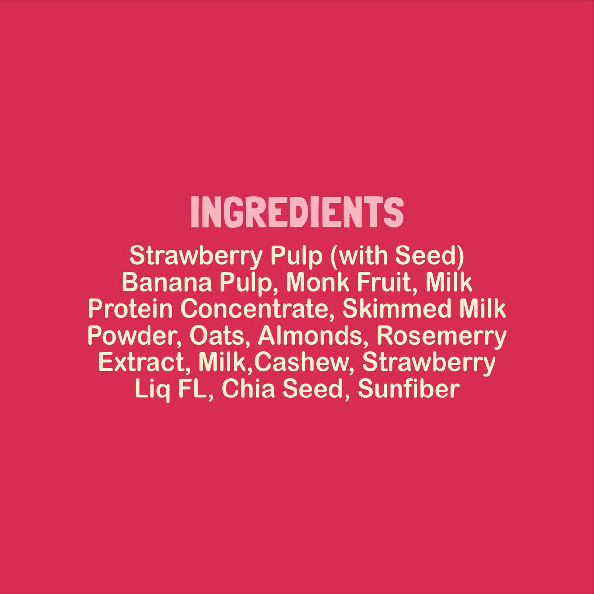 Protein Smoothie | Strawberry Flavour