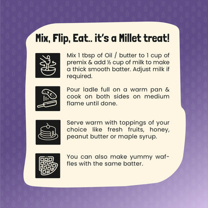 Cheeky Choco - Millet Pancakes & Waffle Mix