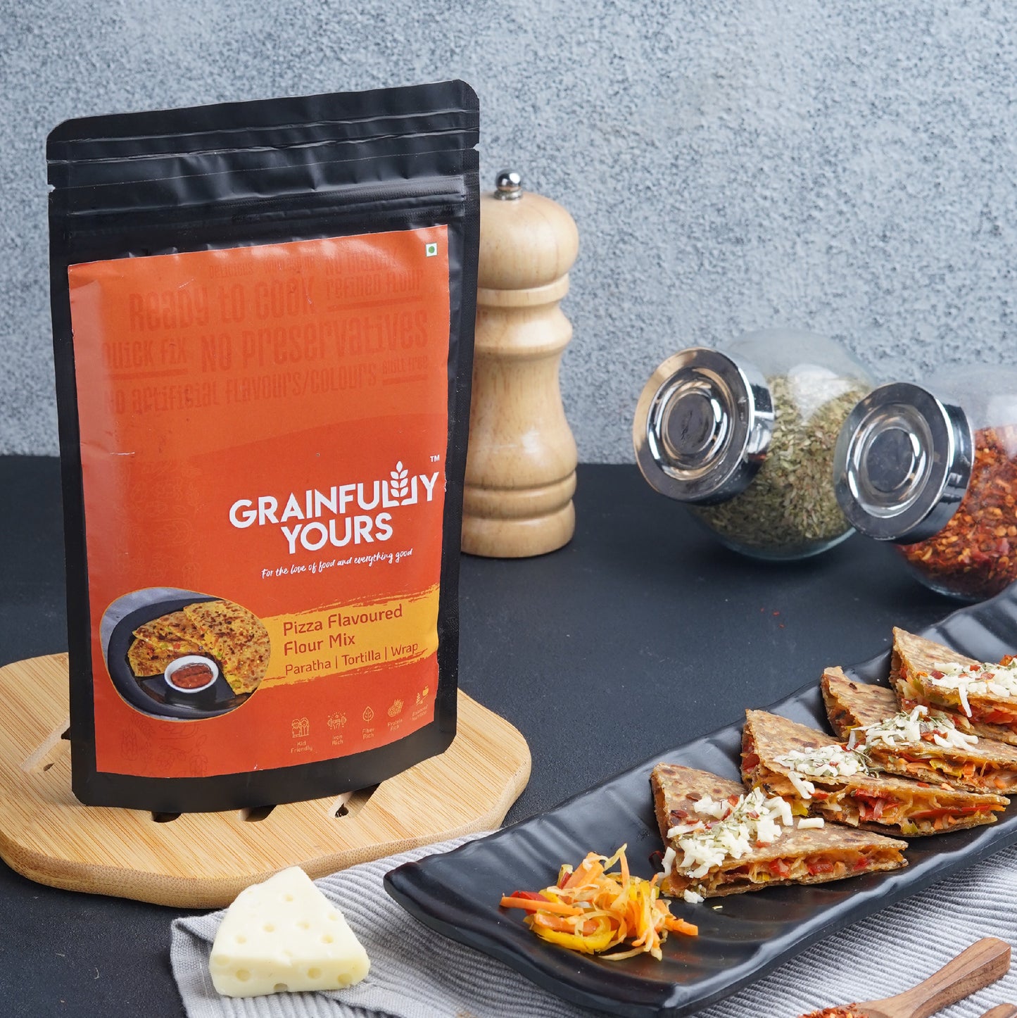 Pizza Flavoured Flour Mix: Whole Wheat Based Multipurpose Flour