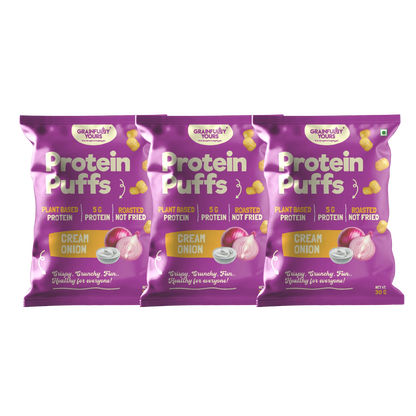 Grainfully Yours - Protein Puffs (30 gms, Pack of 3, Variety Pack)