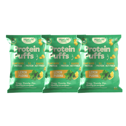 Grainfully Yours - Protein Puffs (30 gms, Pack of 3, Variety Pack)