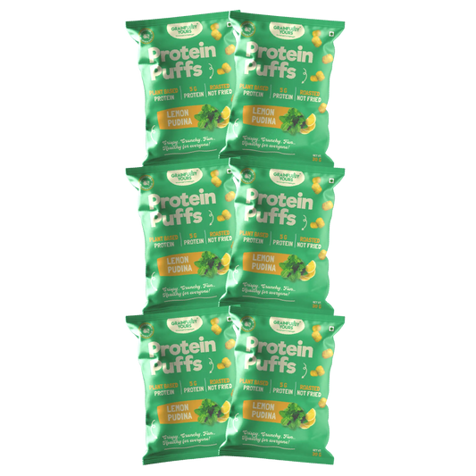 Grainfully Yours - Protein Puffs (30 gms, Pack of 3, Variety Pack)