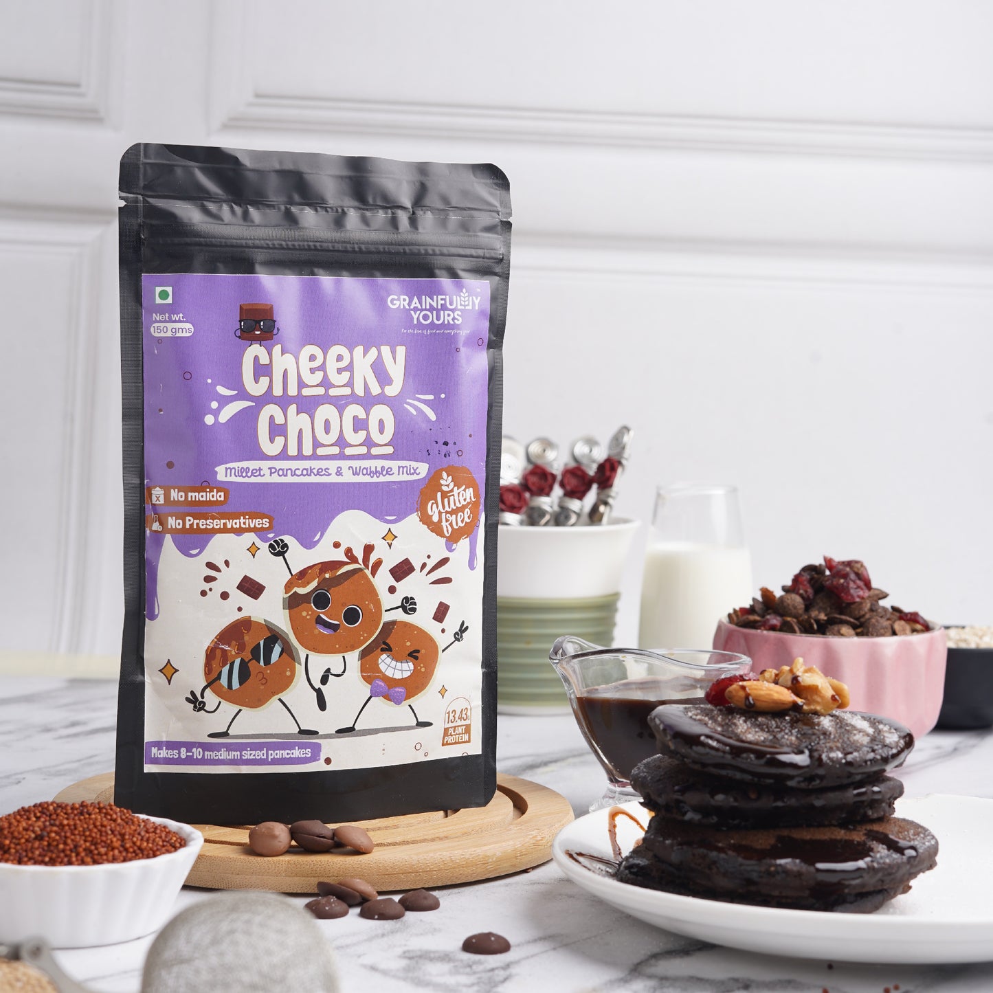Cheeky Choco - Millet Pancakes & Waffle Mix