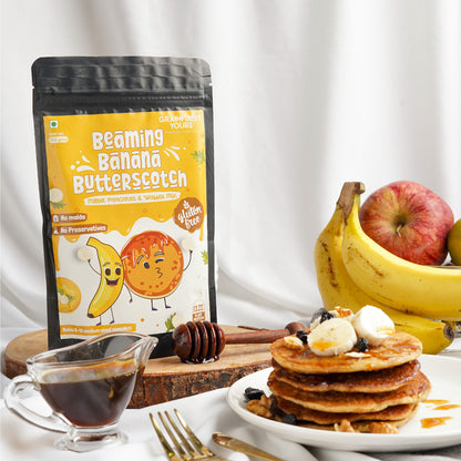 Banana Butterscotch - Millet Pancakes & Waffle Mix