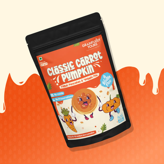 Classic Carrot Pumpkin - Millet Pancakes & Waffle Mix