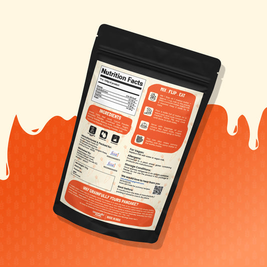 Classic Carrot Pumpkin - Millet Pancakes & Waffle Mix