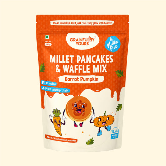 Classic Carrot Pumpkin - Millet Pancakes & Waffle Mix