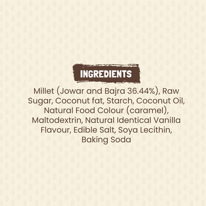 Millet Munch - Wafer Biscuits | Cookies and Cream flavor