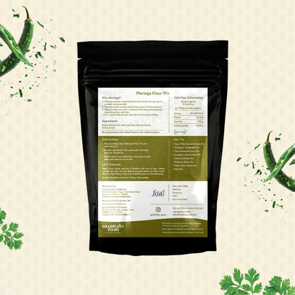 Moringa Flour Mix: Whole Wheat Based multipurpose Flour Blend