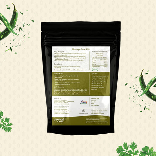 Moringa Flour Mix: Whole Wheat Based multipurpose Flour Blend