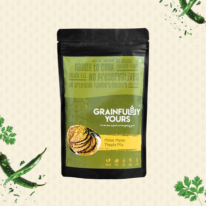 Millet Methi Thepla Mix with chickpea flour