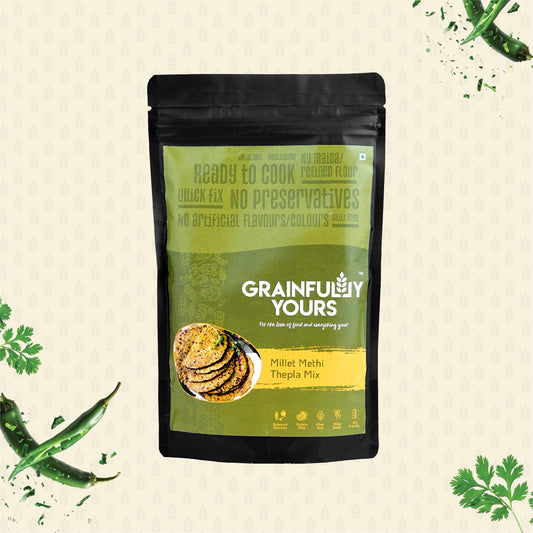 Millet Methi Thepla Mix with chickpea flour